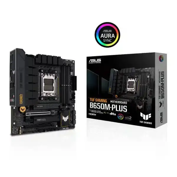 ASUS TUF GAMING B650M-PLUS AMD Ryzen AM5 Micro-ATX Motherboard